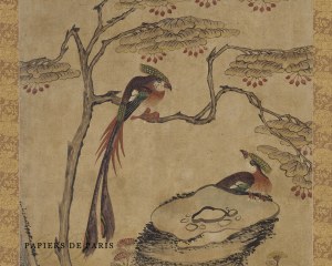 Korean Birds n°2/8 -  masterpieces wallpaper