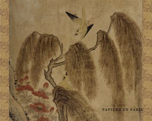 Korean Birds n°4/8 -  masterpieces wallpaper