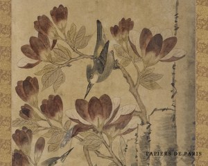 Korean Birds n°5/8 -  masterpieces wallpaper