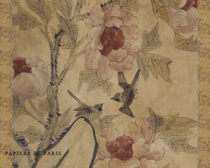 Korean Birds n°6/8 -  masterpieces wallpaper