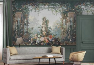 Jardin d'Armide - wallpaper mural floral