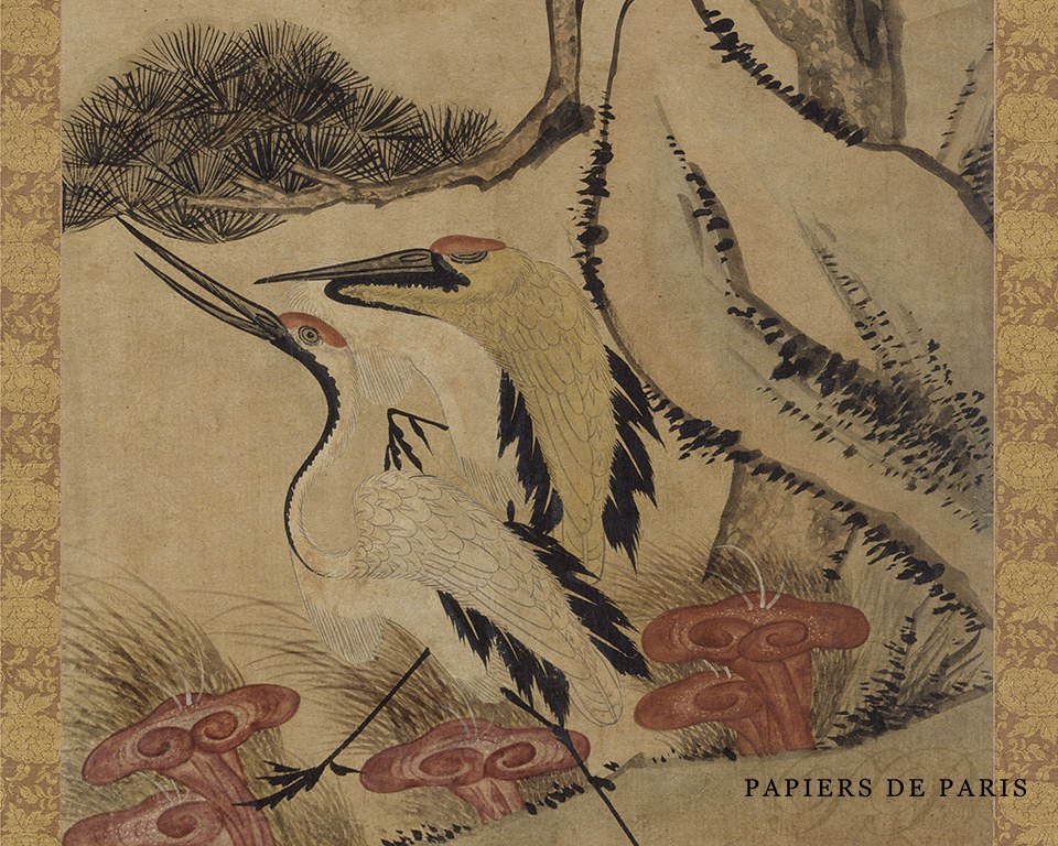 Oiseaux coreens n°8/8 - Papier peint